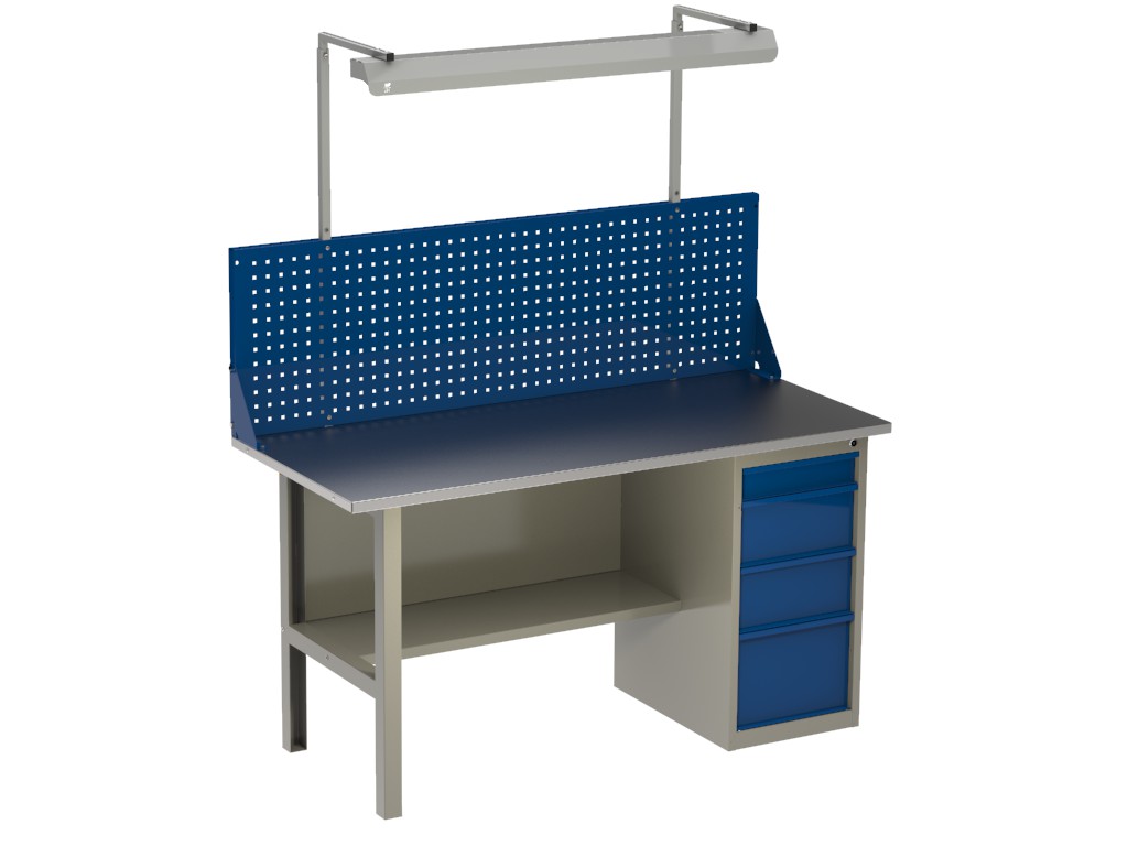 ML Верстак 1600 ML4 с экраном и освещением