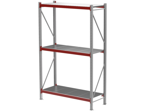 Стеллаж MGK 2000х1500х600, (3 яруса, 350 кг. на ярус)
