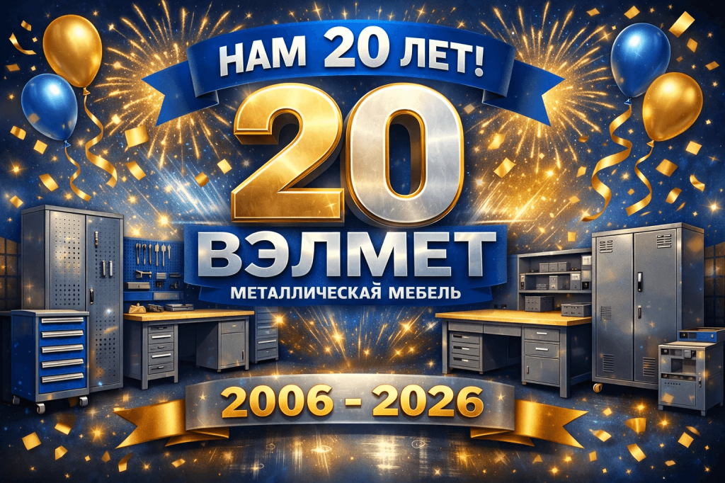 Нам исполняется 20 лет. Юбилейная акция от ВЭЛМЕТ!